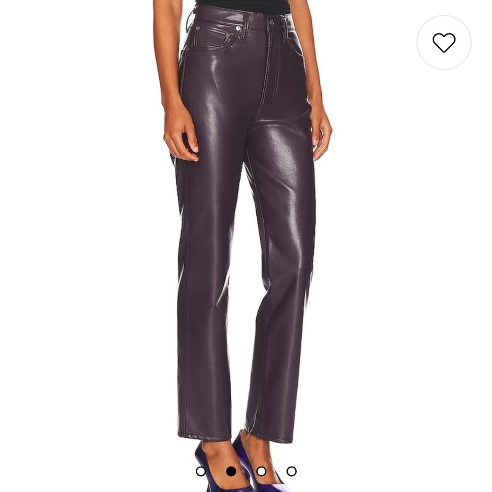 AGOLDE leather pants